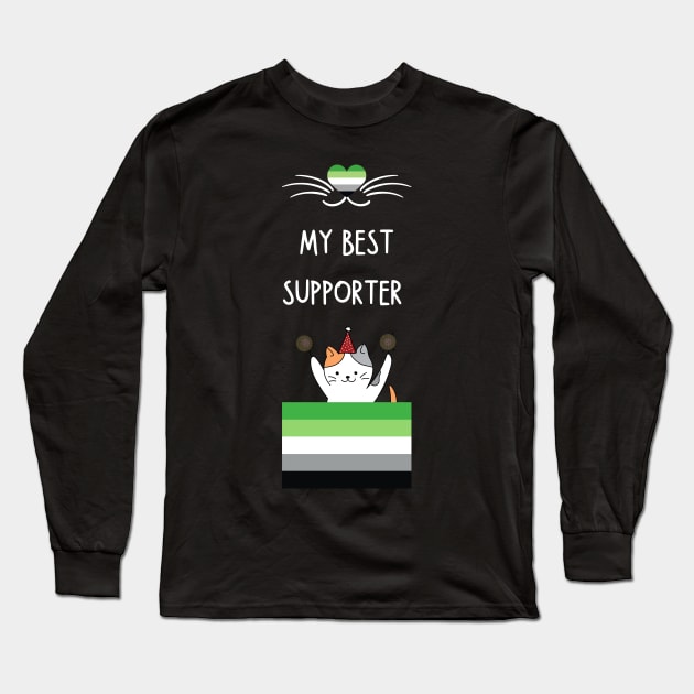 Aromantic Long Sleeve T-Shirt by vaporgraphic